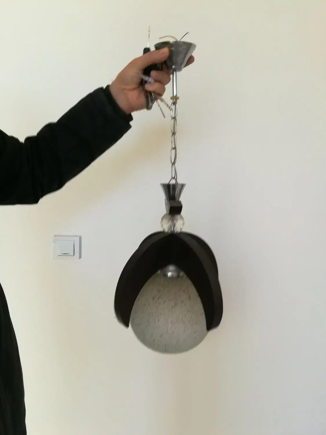 لوستر تک شاخه|لوستر و چراغ آویز|کرمانشاه, |دیوار