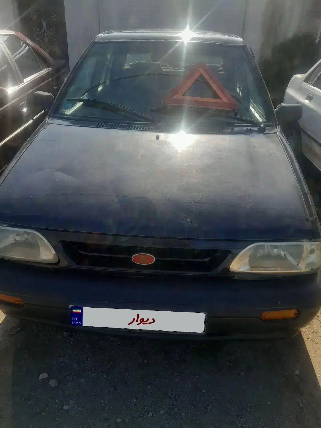 پراید مدل ۸۲ رنگ مشکی سه تیکه پلمپ|خودرو سواری و وانت|لشت نشا, |دیوار