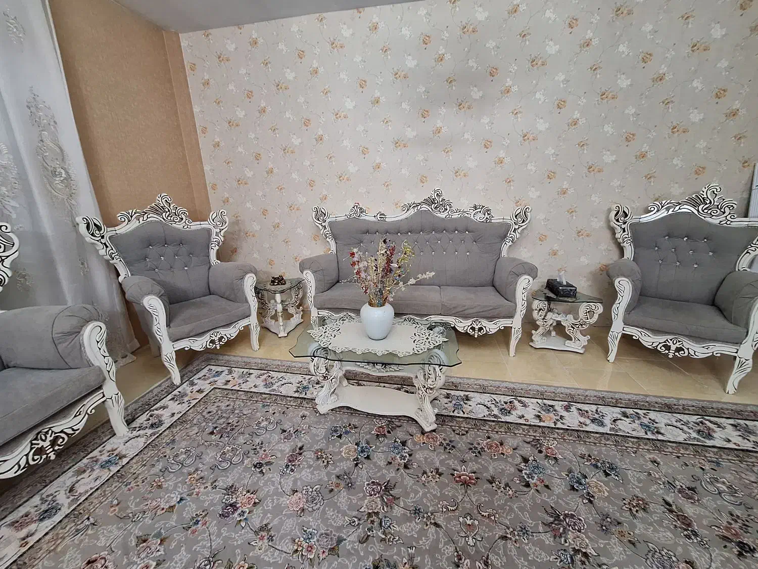 مبل ۷ نفره|مبلمان خانگی و میز عسلی|پرند, فاز ۶|دیوار