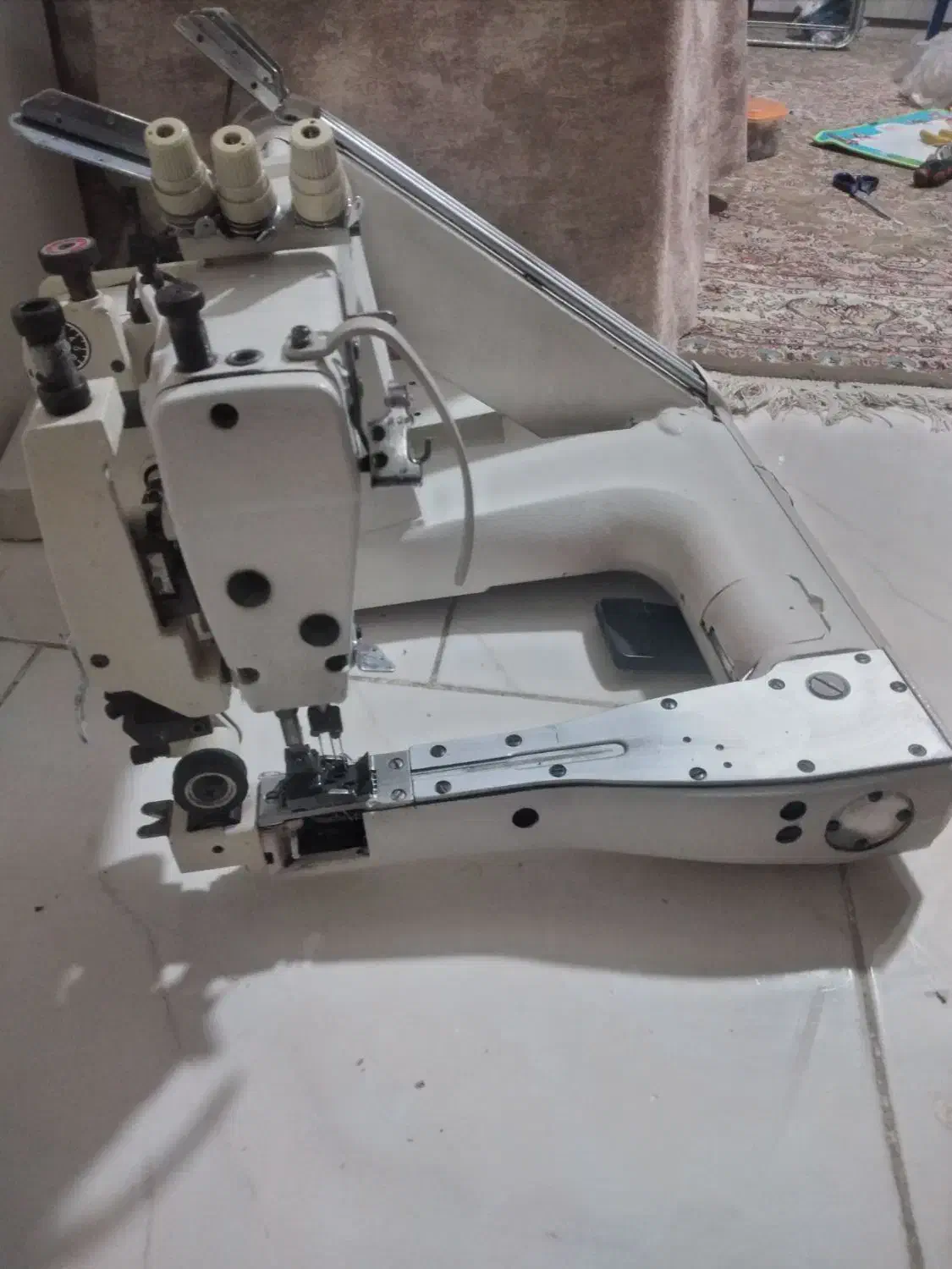 چرخ سه سوزنه نازک دوز کا بوی|چرخ خیاطی و ریسندگی|اندیشه, شهرک المهدی|دیوار