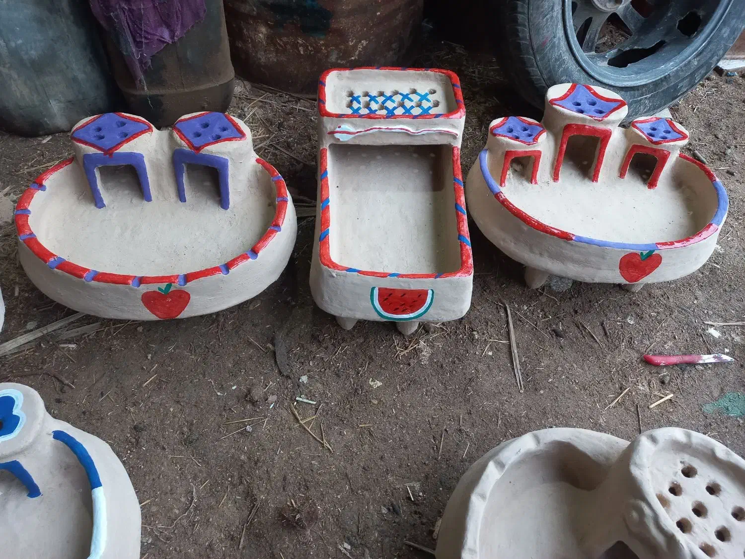 منقل گلی شب یلدایی|اجاق گاز و لوازم برقی پخت‌وپز|کارون, |دیوار