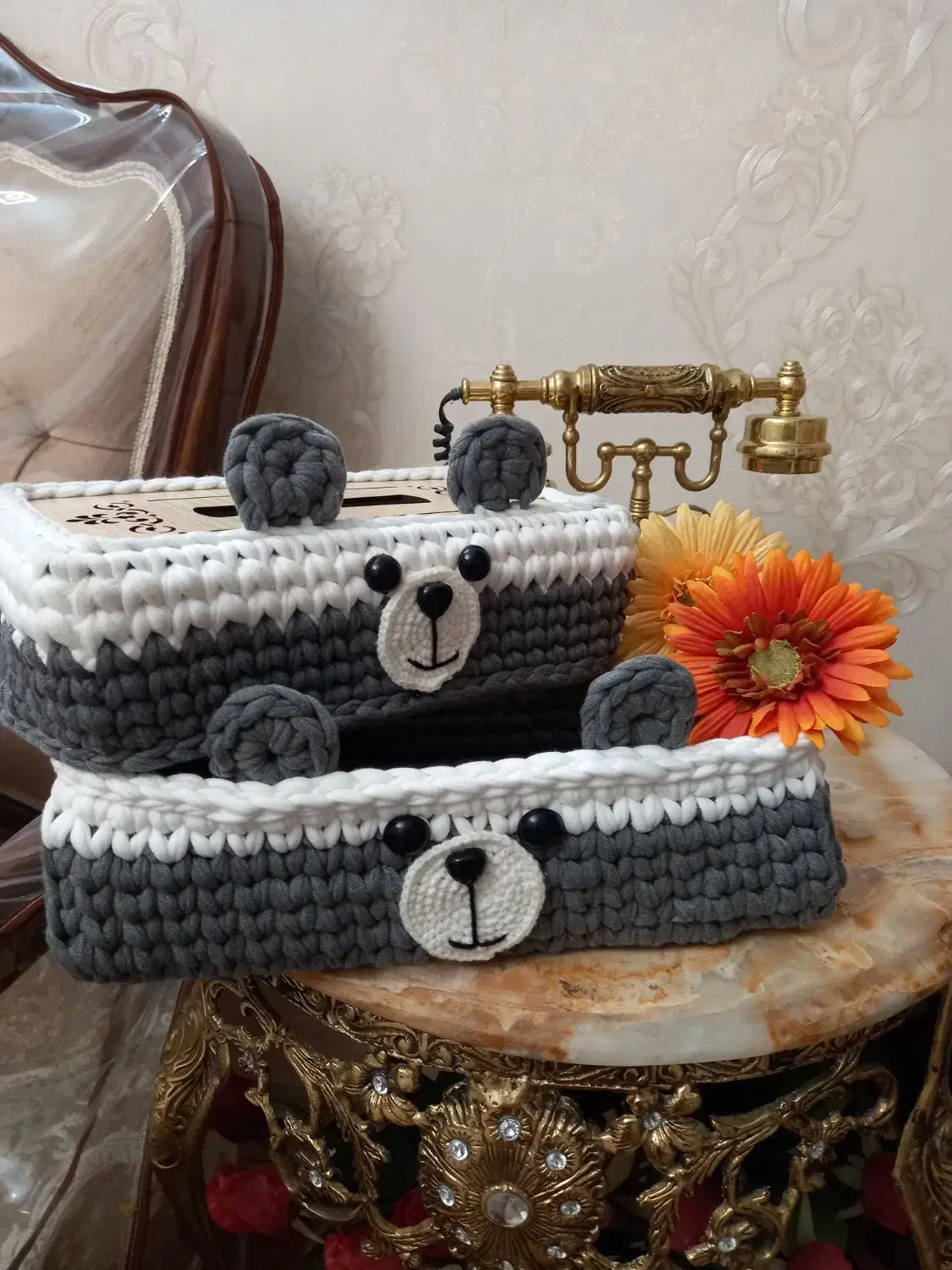 سبد نظم دهنده ی تریکو|صنایع دستی و سایر لوازم تزئینی|تهران, وحیدیه|دیوار