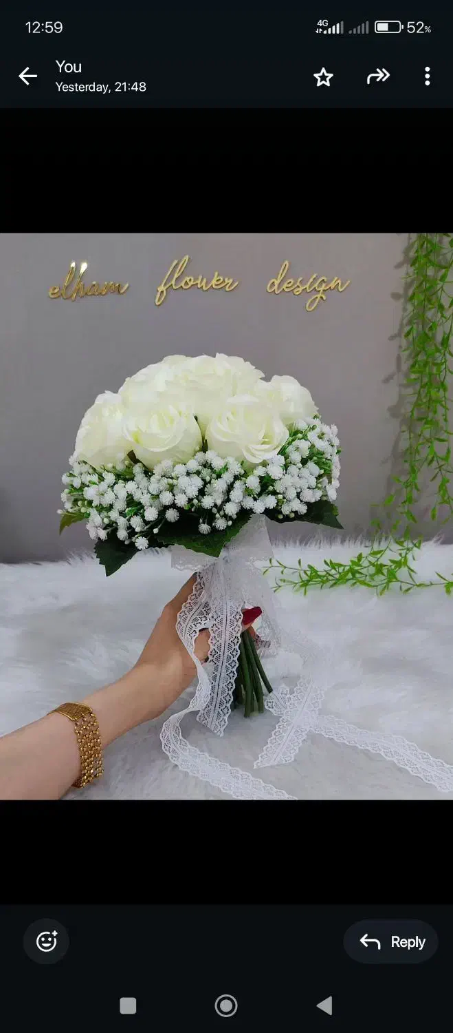 گل عروس آماده فروش|گل مصنوعی|یزد, |دیوار