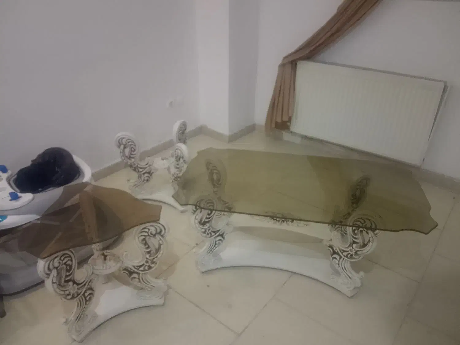 گهواره و روروک.. و میز عسلی همه باهم فوری|اسباب و اثاث بچه|فولادشهر, مسکن مهر فولادشهر|دیوار