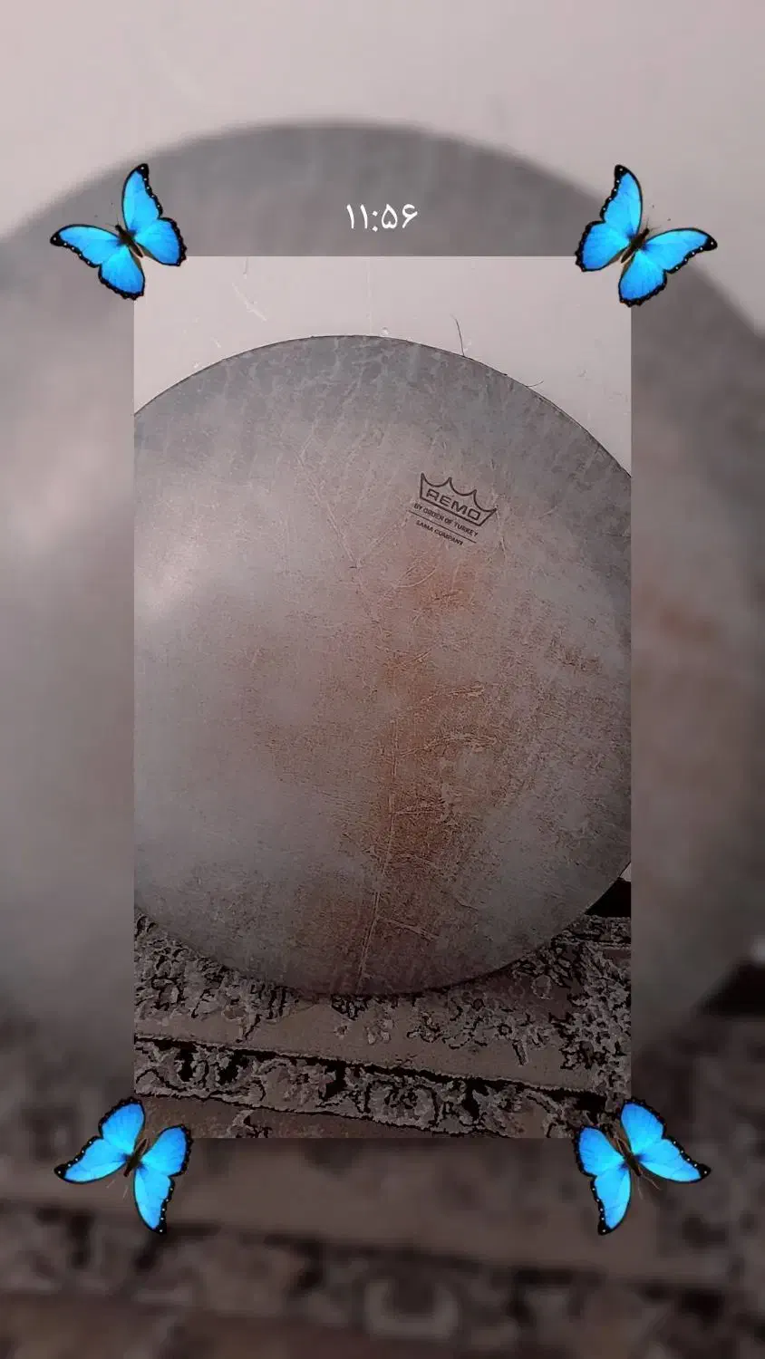 دف نوازی|سازهای سنتی|نیشابور, خط کاشمر|دیوار