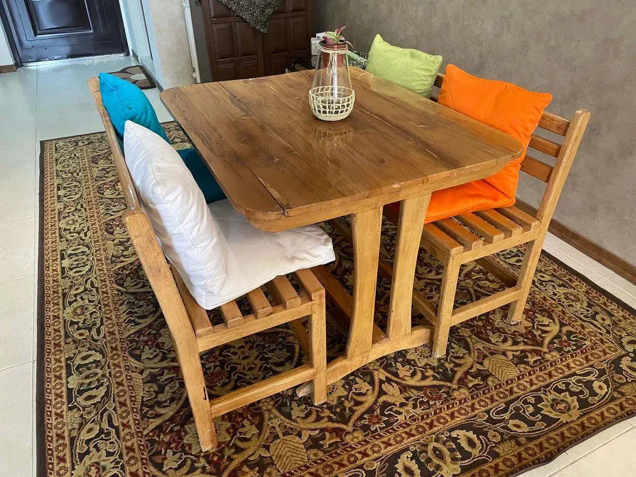 میز و نیمکت چوبی|میز و صندلی غذاخوری|بجنورد, |دیوار