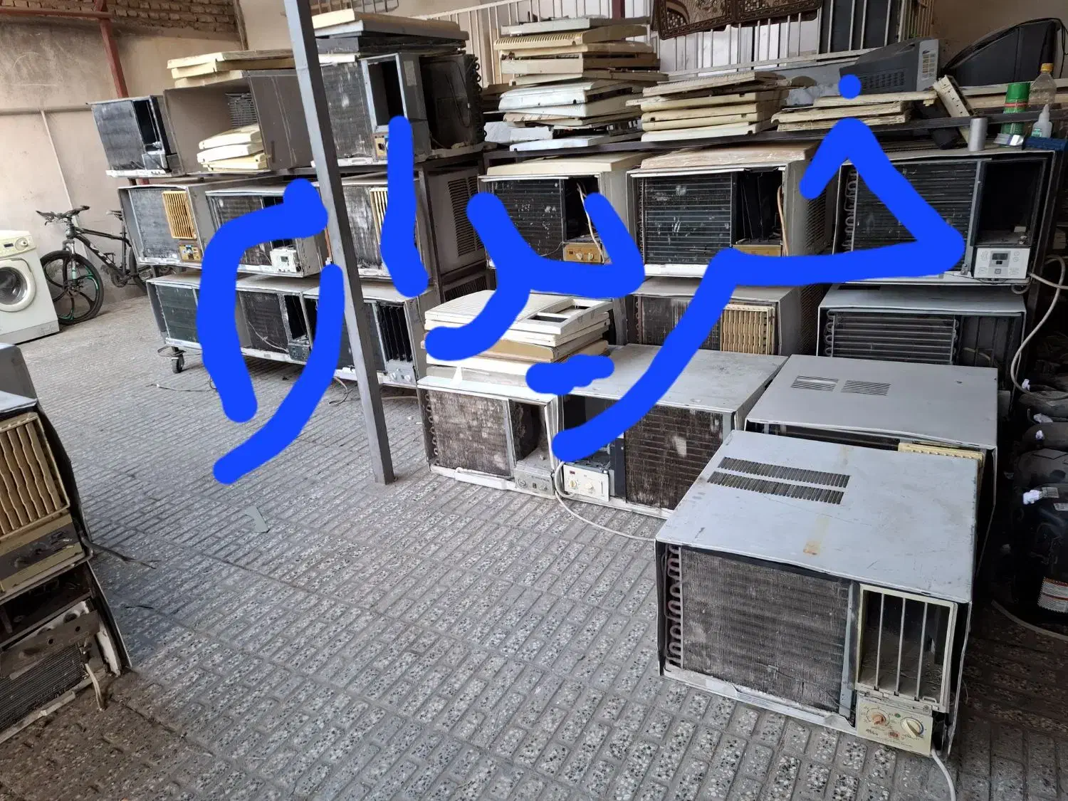 کولر پنجره ای قدیمی جنرال. گری. هایر . سوپرا|کولر گازی و فن‌کوئل|آمل, |دیوار