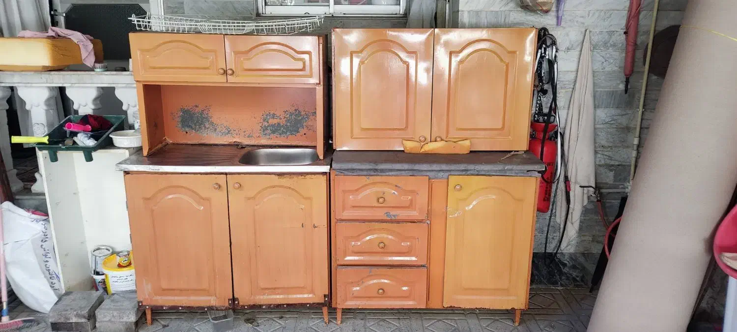 کابینت آهنی|آب‌چکان و نظم‌دهنده ظروف|رشت, جهاد|دیوار