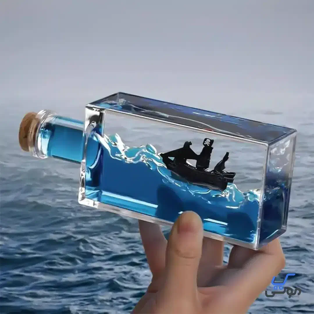 کشتی معلق مدل بطری|مجسمه، تندیس، ماکت|فسا, |دیوار