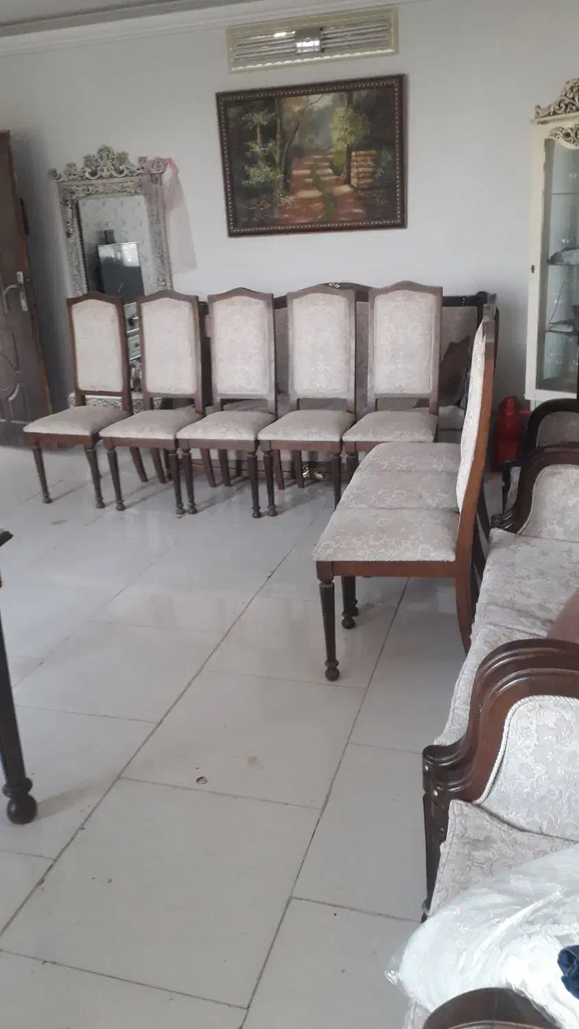 مبل ۷نفره و ناهار خوری ۸ نفره|میز و صندلی غذاخوری|ملکآباد, |دیوار