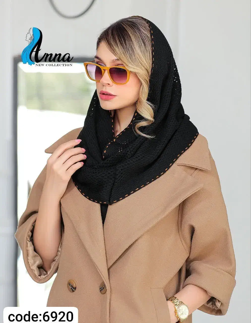 شال بافت رینگی حلقه ای|لباس|کوهدشت, |دیوار