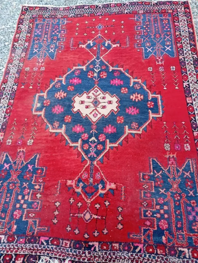 فرش دست بافت با قدمت ۱۰۰ ساله|فرش|کرمان, |دیوار