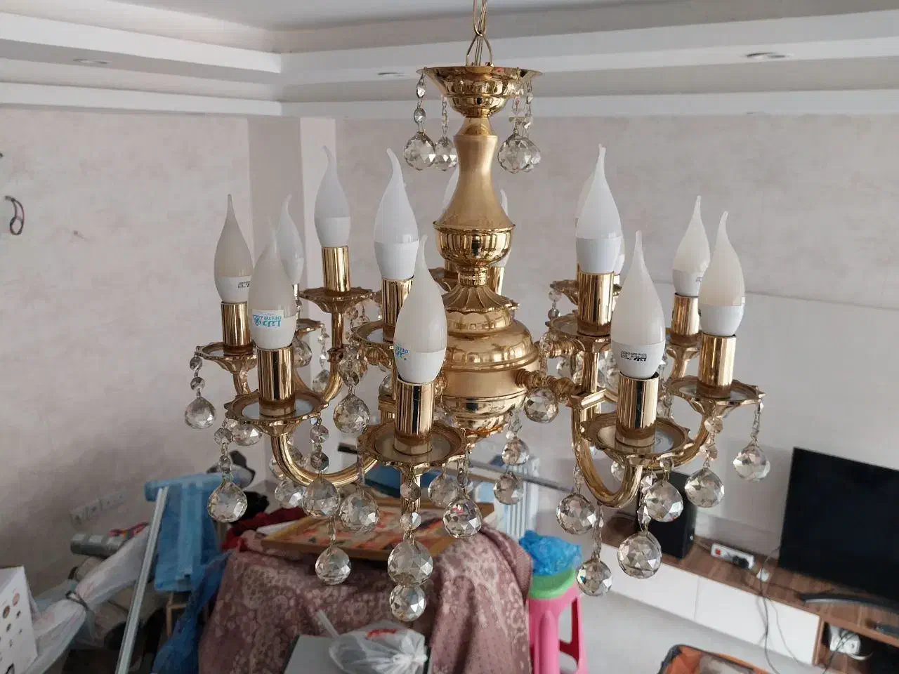 لوستر|لوستر و چراغ آویز|هشتگرد, شهرک بعثت|دیوار