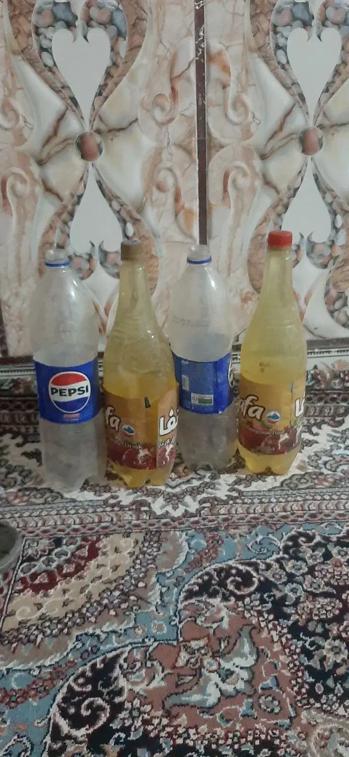 بطری|ظروف نگهدارنده، پلاستیکی، یک‌بارمصرف|صابری, |دیوار