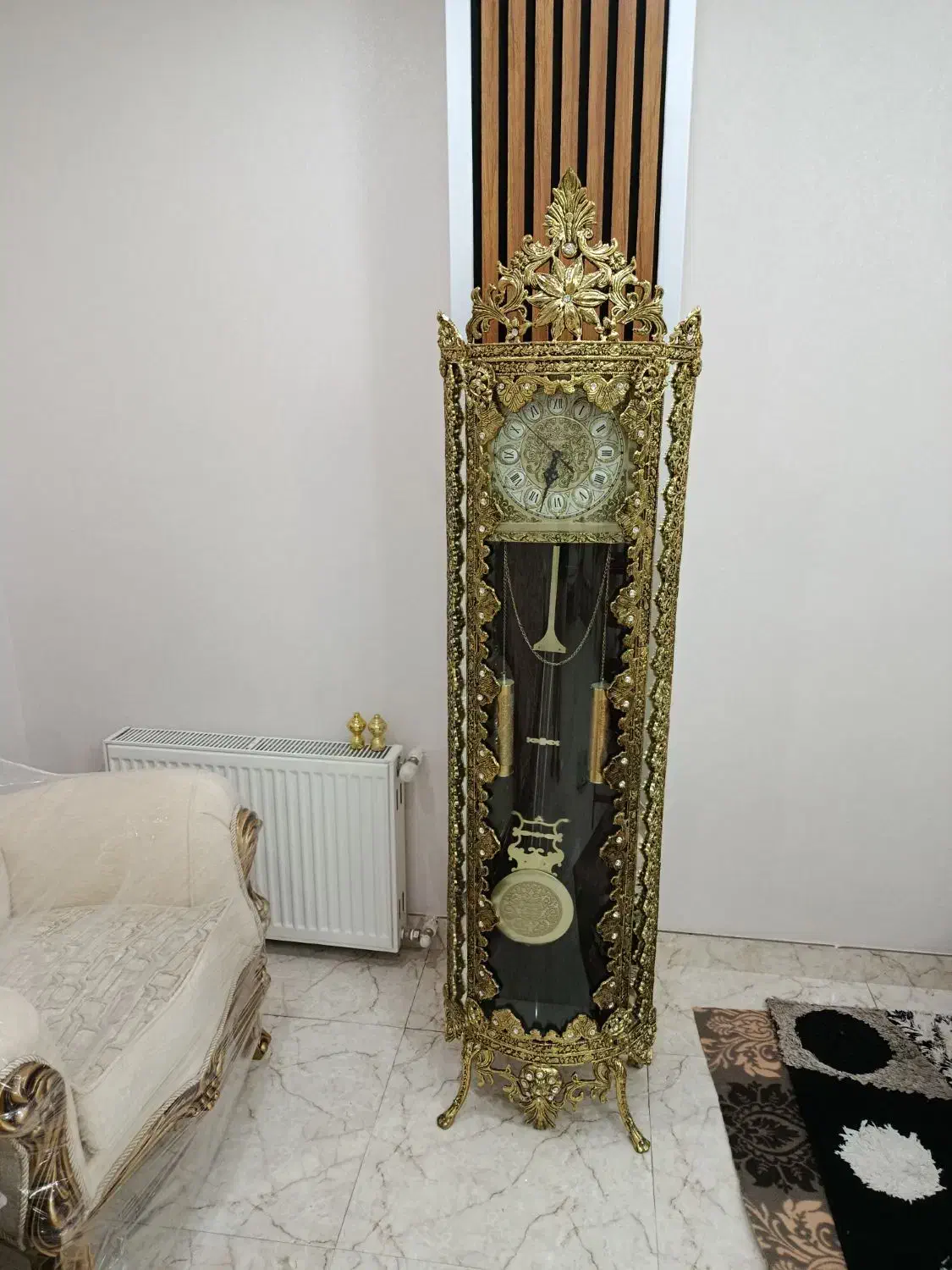 ساعت برنج اصل|ساعت دیواری و تزئینی|کرج, مصباح|دیوار