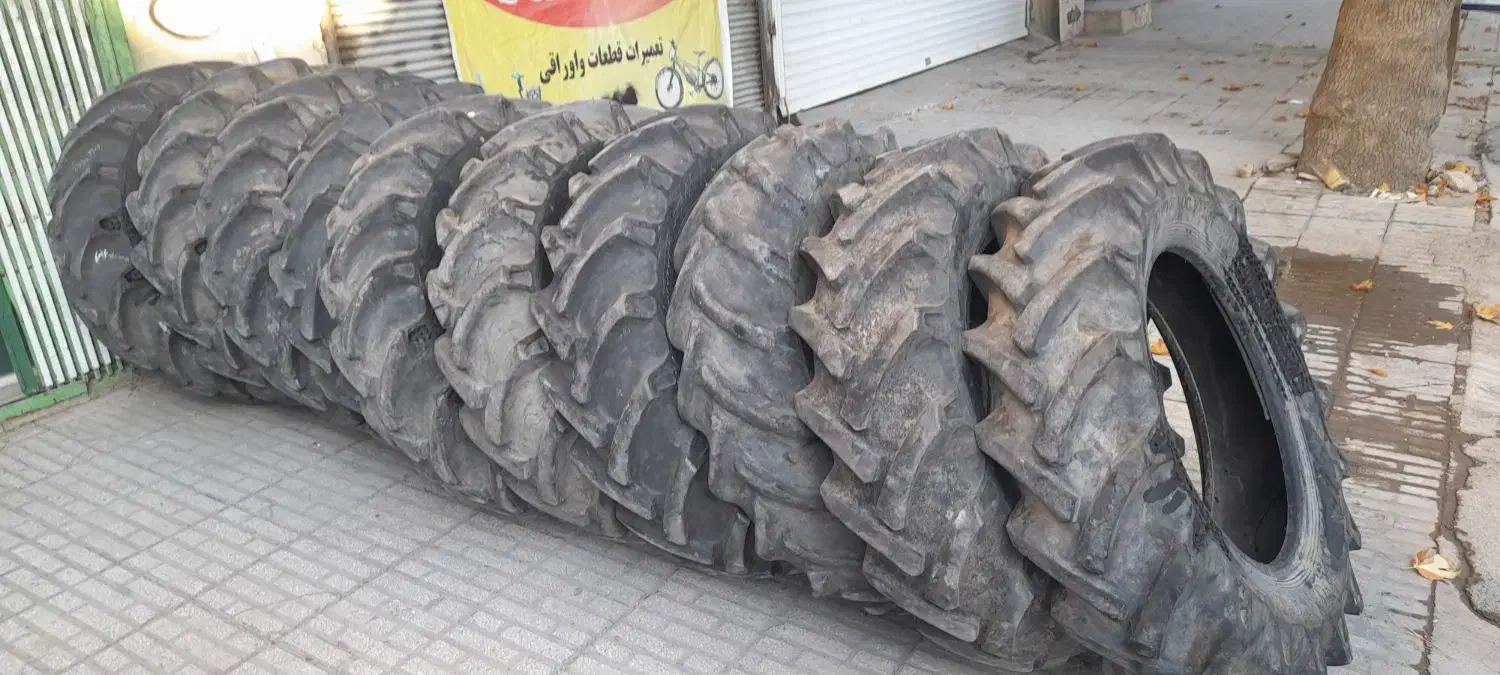 انواع لاستیک تراکتور تیکه دوخت|قطعات یدکی و لوازم جانبی|جوانرود, |دیوار