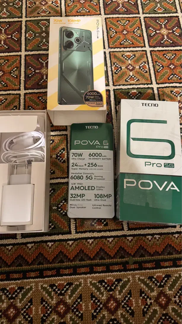 Tecno pova 6 pro 5G 256/24|موبایل|تهران, تهرانسر غربی|دیوار