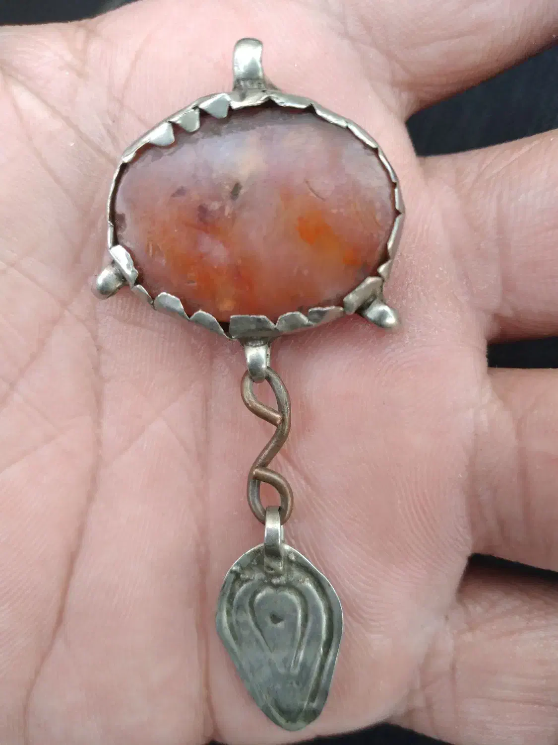 پلاک قاجاری عقیق یمن|کلکسیون اشیاء عتیقه|جیرفت, |دیوار