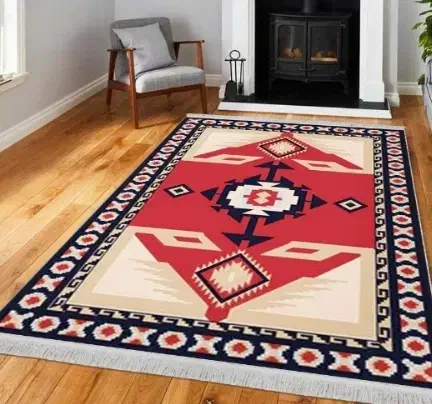 فرش مخمل نادی طرح سنتی کد o165|فرش|کرمانشاه, |دیوار