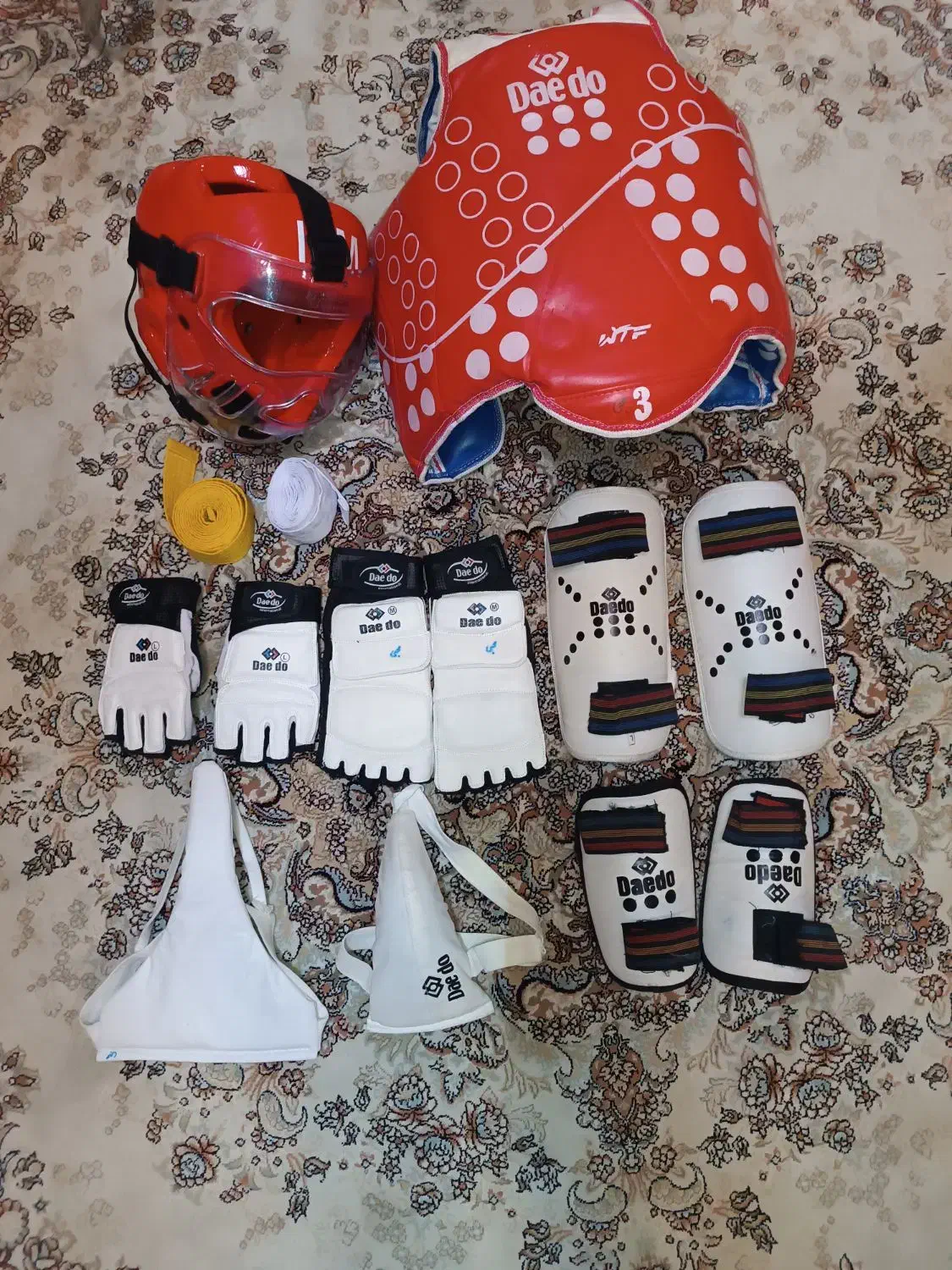 لوازم کامل مبارزه تکواندو برند دیدو|تجهیزات ورزشی|تهران, علم و صنعت|دیوار