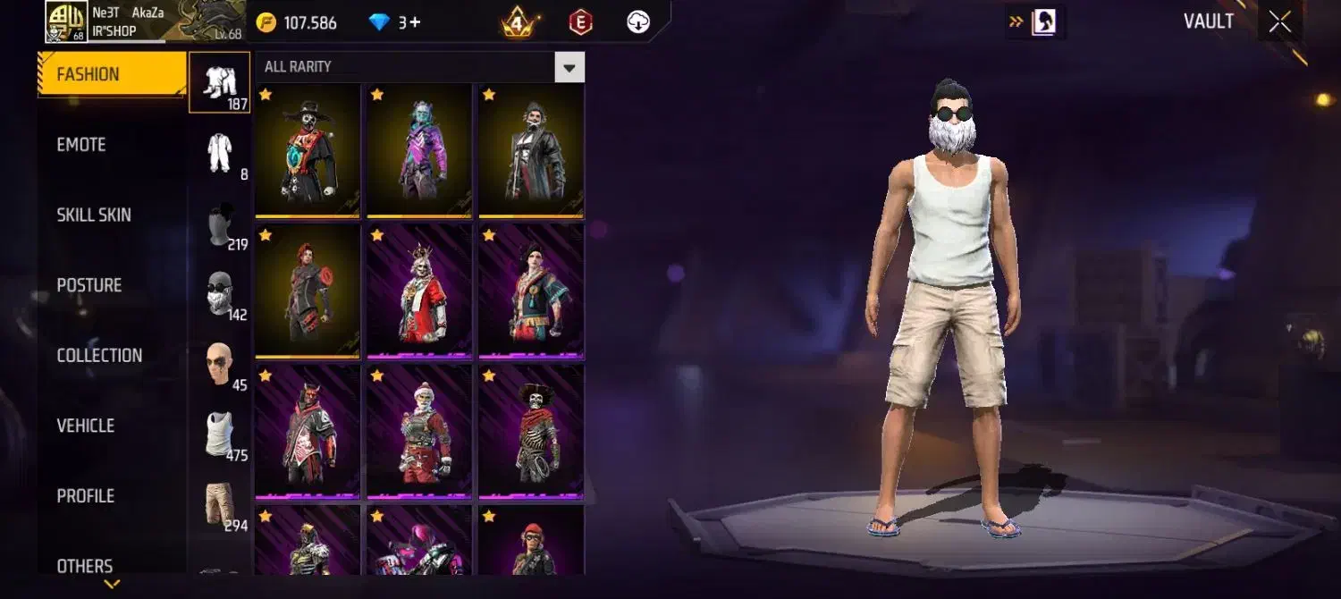 اکانت قدیمی فری فایر|کنسول، بازی ویدئویی و آنلاین|بم, |دیوار