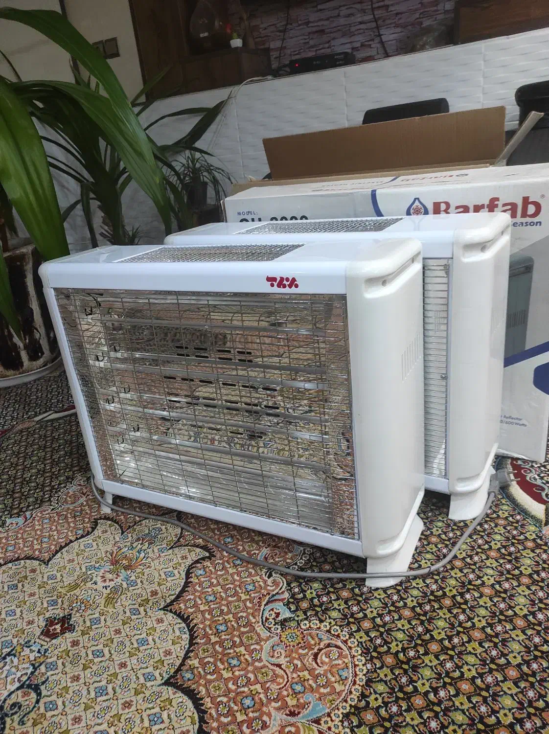 بخاری برقی برفاب نو|بخاری، هیتر، شومینه|لنجان, |دیوار