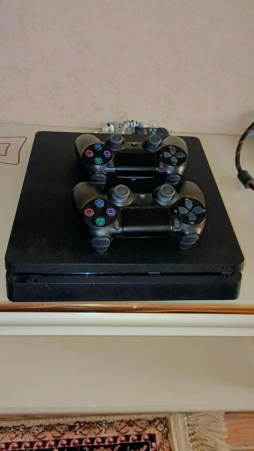 ps4 پی اس فور اسلیم دو دسته نونو|کنسول، بازی ویدئویی و آنلاین|شوشتر, |دیوار