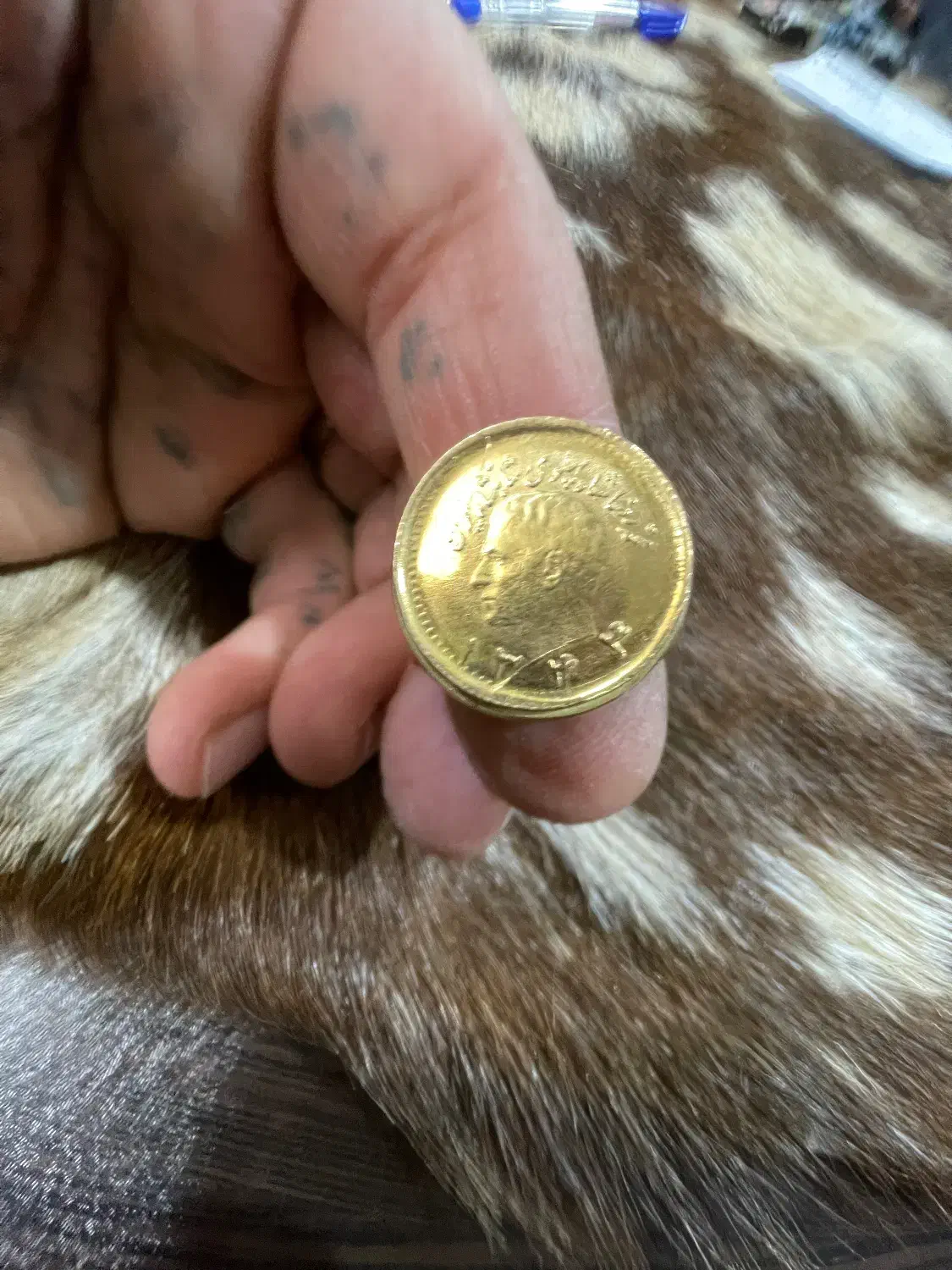 انگشتر طلا/پهلوی/ربع سکه|جواهرات|قرچک, میرزائی شمالی|دیوار