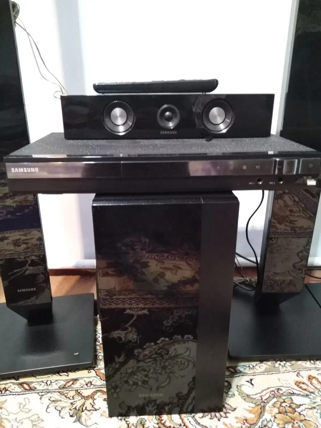 سینمای خانگی سام سونگ 1000 وات|سیستم صوتی خانگی|باسمنج, |دیوار