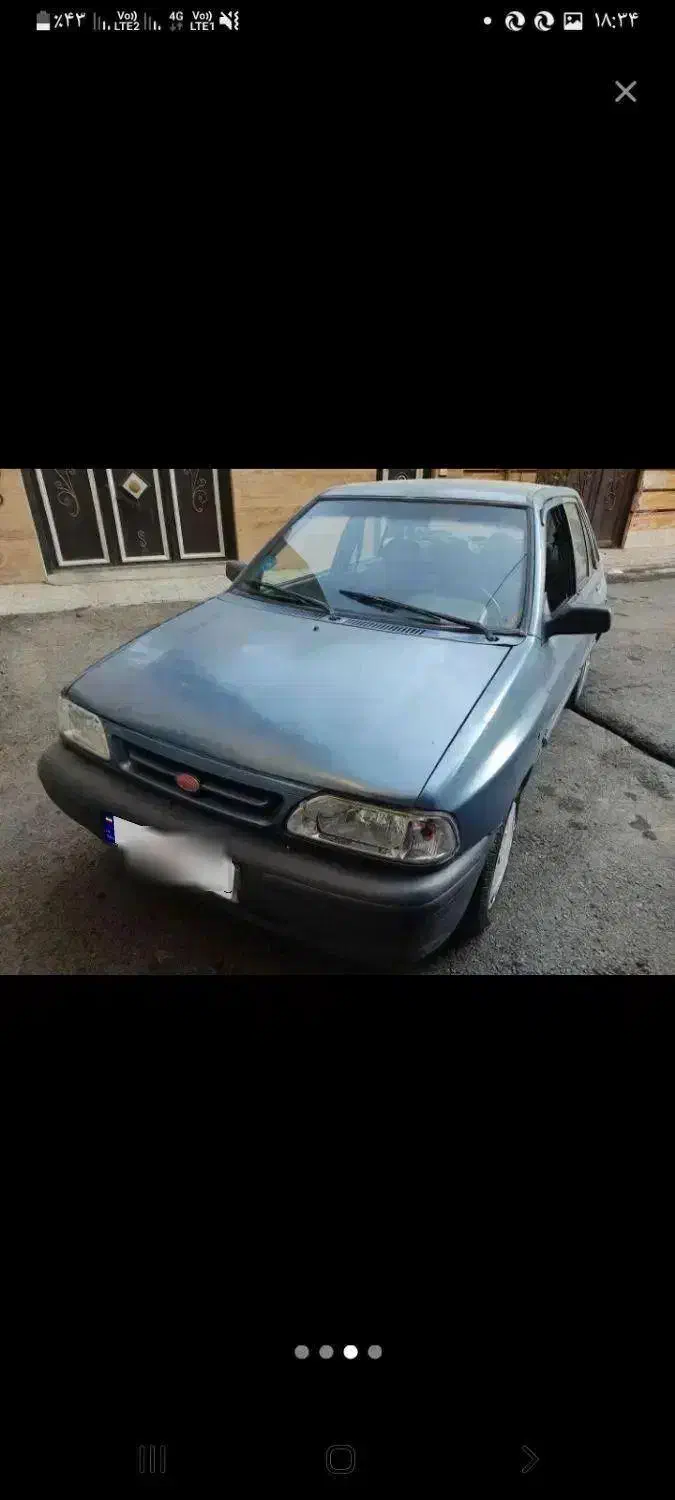 پراید بی رنگ شاسی سالم کم کار|خودرو سواری و وانت|کاشان, سه راه پرورشگاه|دیوار