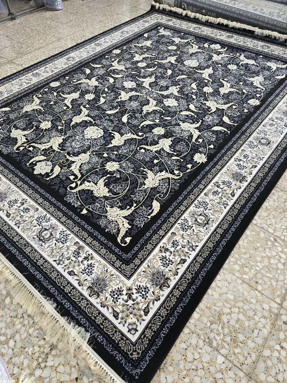 فـرش ۷۰۰ شـانه جدید اقساط درب کـارخانه|فرش|کاشان, خلیج فارس|دیوار