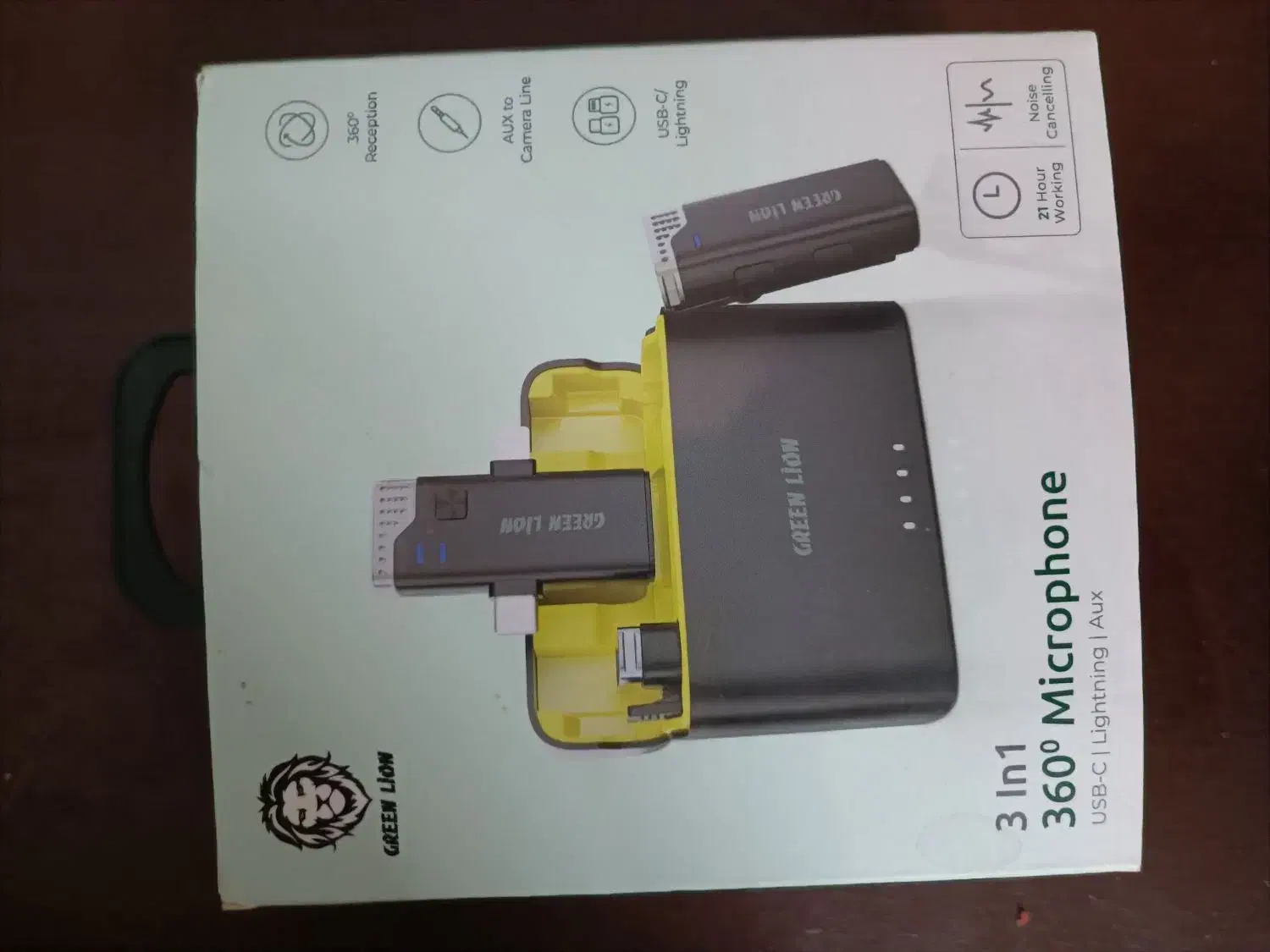 میکروفن یقه ای گرین لاین مدل ۳۶۰ (3in1)|صوتی و تصویری|کرمان, |دیوار