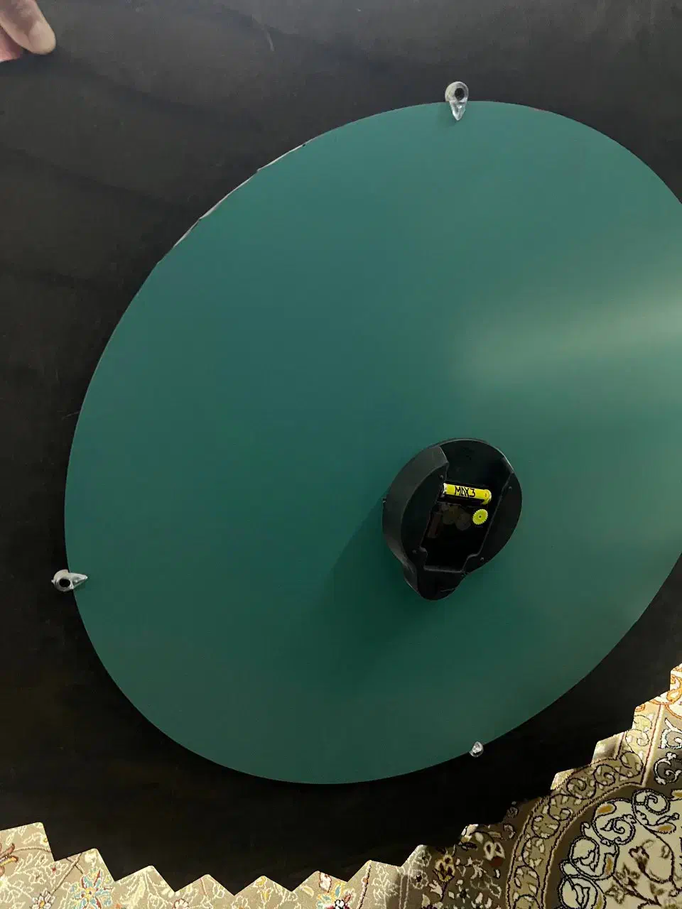 ساعت دیواری آیینه ایی رنگ گلد سالم و تمیز|ساعت دیواری و تزئینی|رباط‌کریم, رباط‌کریم|دیوار