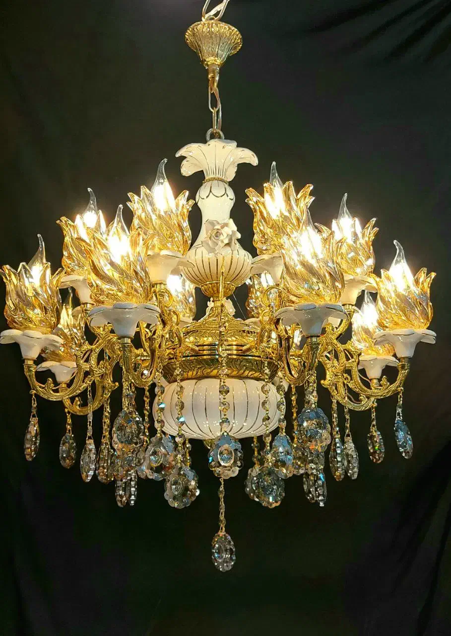 تولید انواع لوسترهای برنز و ترکیبی برنز و.. رستمی|لوستر و چراغ آویز|نظرآباد, نظرآباد|دیوار