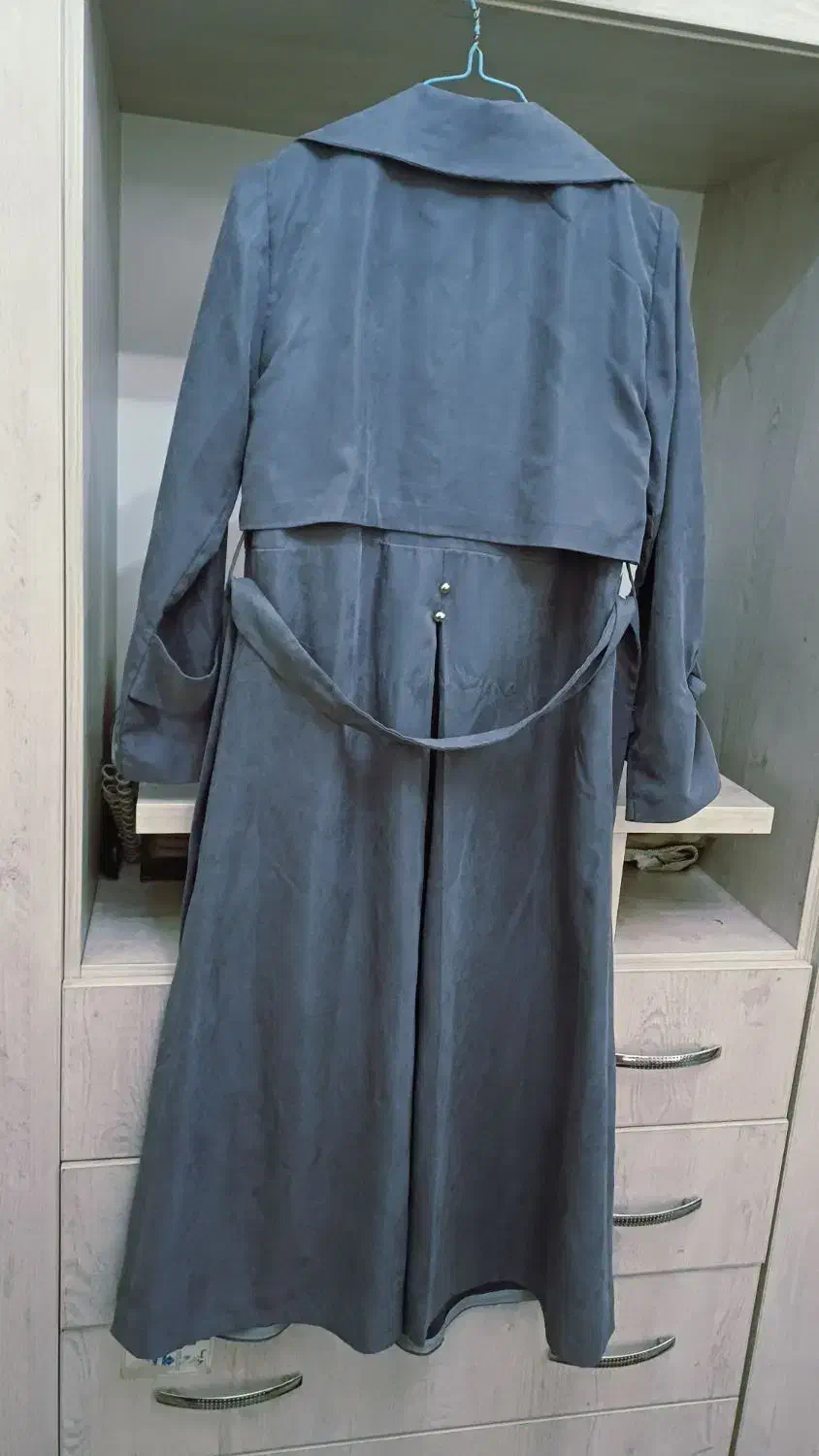 مانتو مجلسی مخمل طوسی مزوندوز سایز۴۰|لباس|ری, دیلمان|دیوار