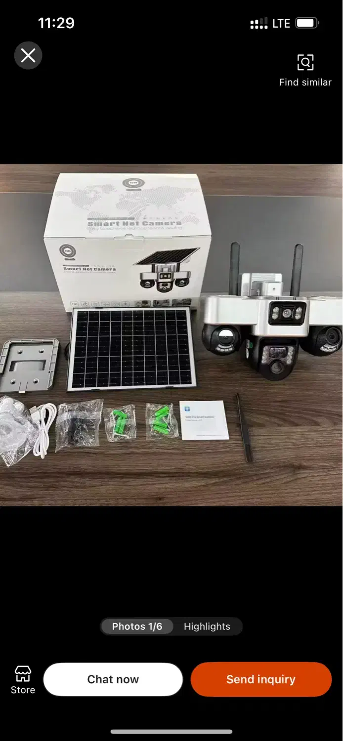 دوربین خورشیدی سه لنز هر سه لنز چرخشی|دوربین مداربسته|تهران, جمال‌زاده|دیوار