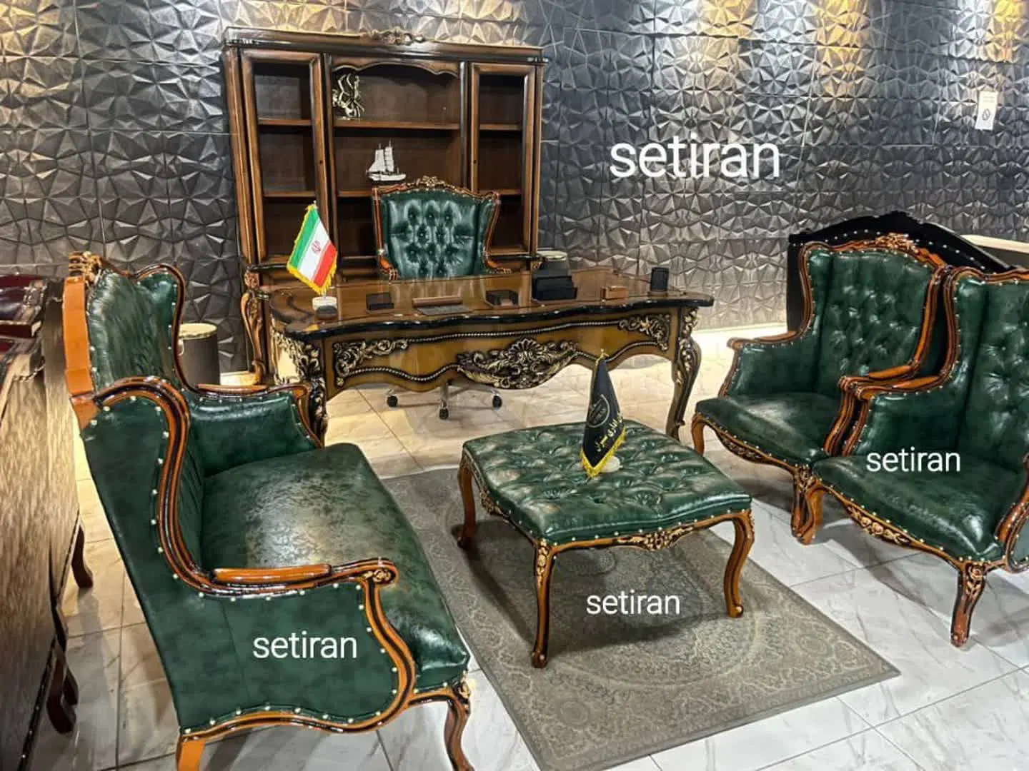 سلطنتی مبلمان اداری|دفتر کار|تبریز, |دیوار