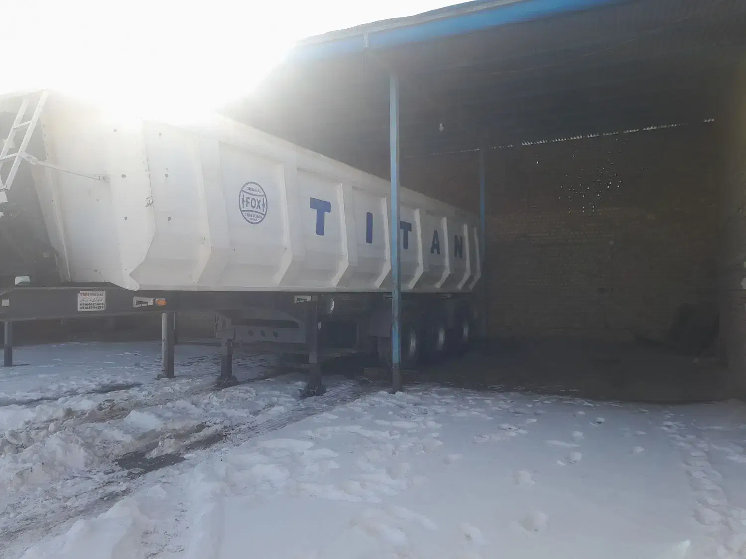 تریلی کمپرسی سه محور|قطعات یدکی و لوازم جانبی|قزوین, |دیوار