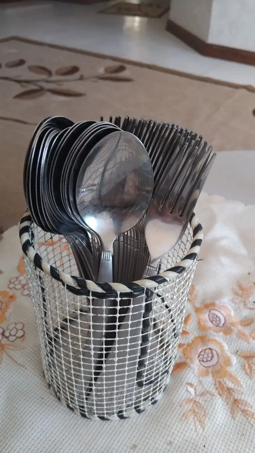 قاشق ۱۶تاو چنگال۱۸تا نوی نو|ظروف سرو و پذیرایی|پردیس, فاز ۱|دیوار