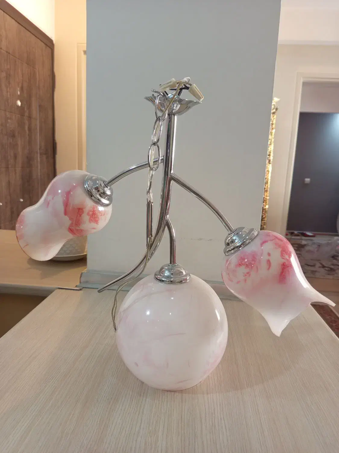 لوستر سه شاخه|لوستر و چراغ آویز|ارومیه, |دیوار