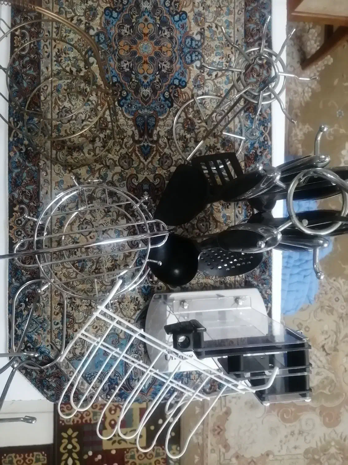 پایه استکان، فنجان، کفگیرملاقه،پایه ابزار، چاقو|آب‌چکان و نظم‌دهنده ظروف|مشهد, ابوذر|دیوار