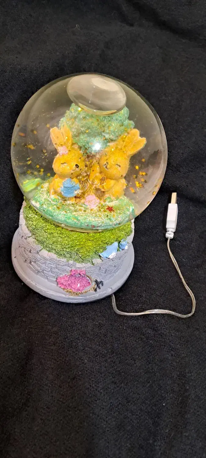 گوی موزیکال نوردار نو|چراغ خواب و آباژور|کرمان, |دیوار