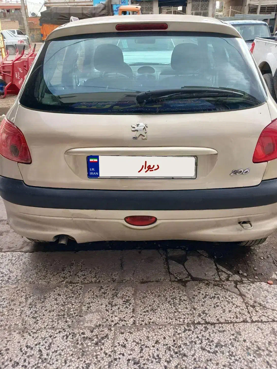 پژو ۲۰۶مدل ۸۳ شاسی پلمپ درجه یک|خودرو سواری و وانت|گنبد کاووس, |دیوار