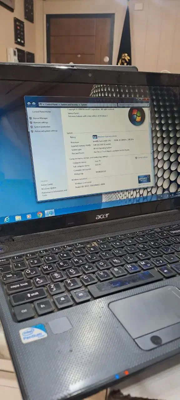 فروش لپ تاپ acer مدل aspire 5733|رایانه همراه|تهران, فردوسی|دیوار