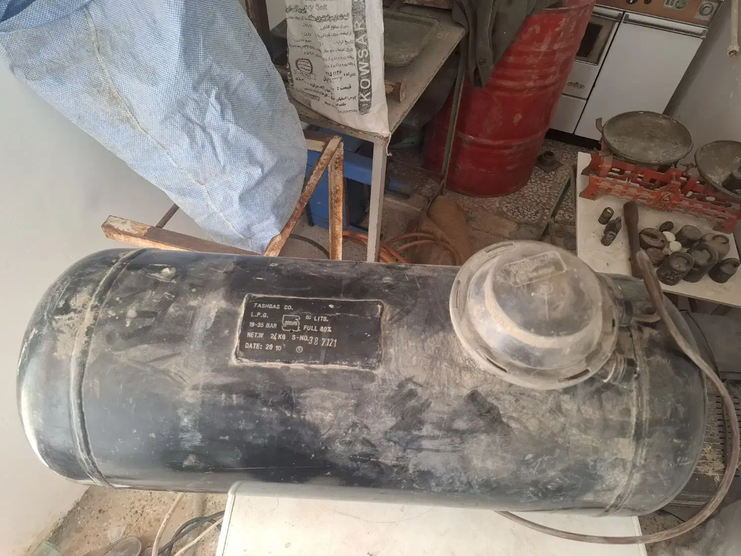 کپسول گاز ال پی جی 60 لیتری یا 24 کیلویی|قطعات یدکی و لوازم جانبی|اصفهان, آبشار|دیوار