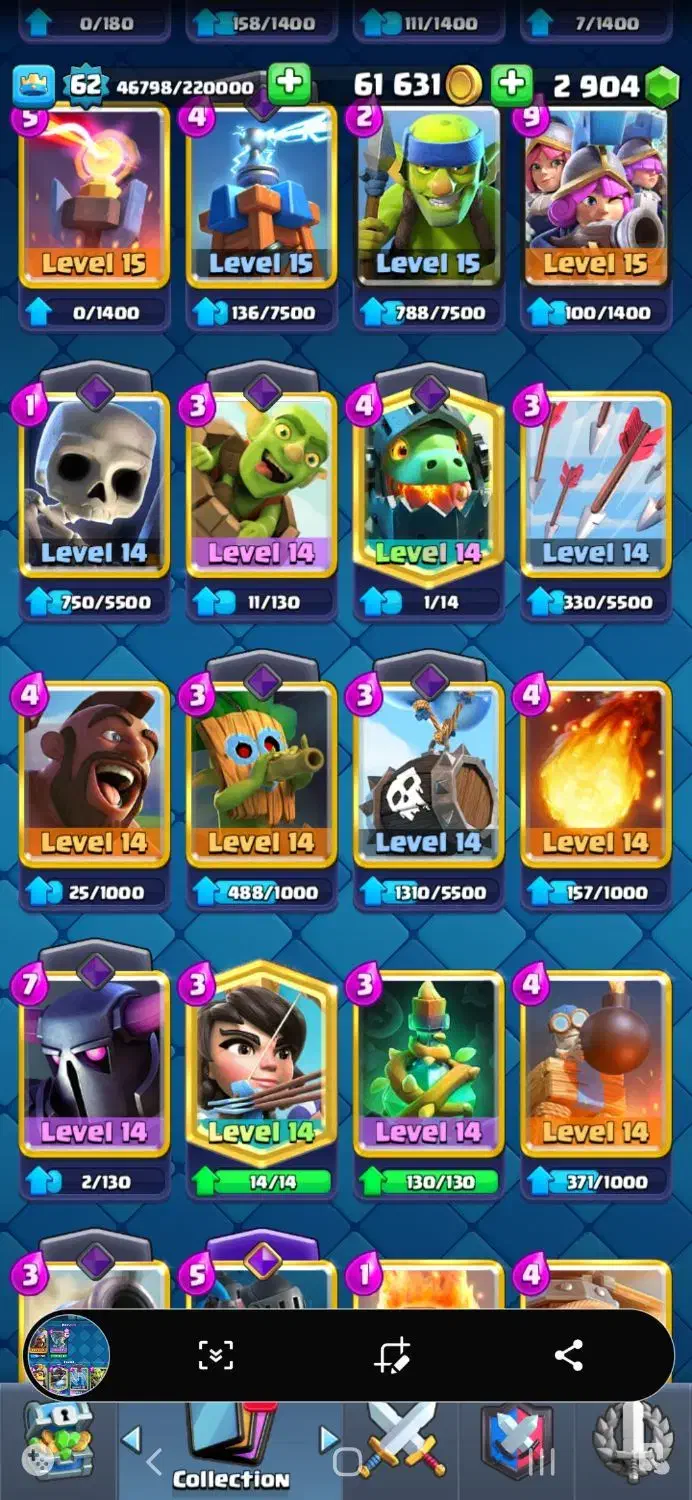 اکانت کلش رویال لول ۶۲ فقط حضوری|کنسول، بازی ویدئویی و آنلاین|تهران, جوانمردان (اندیشه)|دیوار