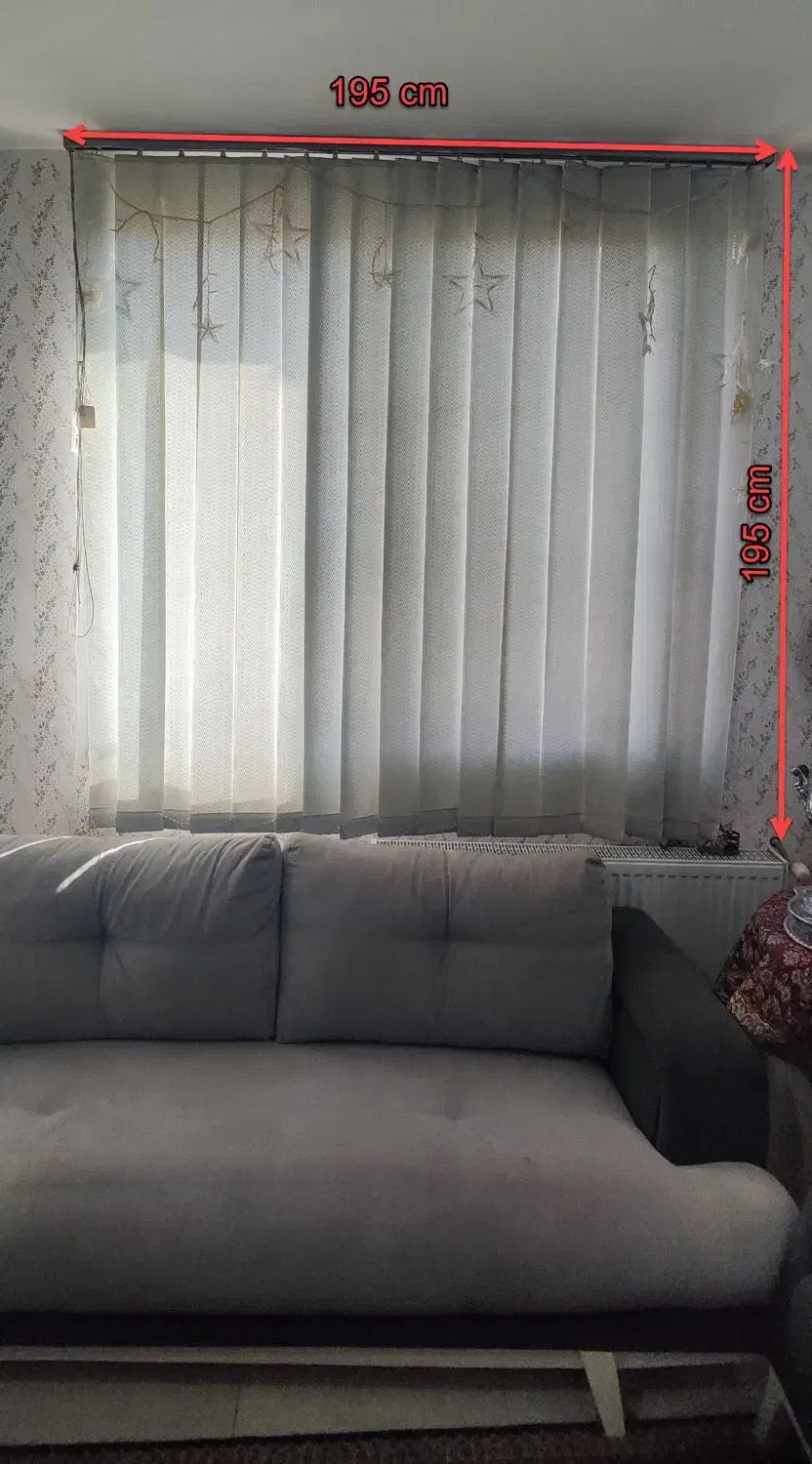 پرده کرکره ای عمودی|پرده، رانر، رومیزی|اصفهان, احمدآباد|دیوار