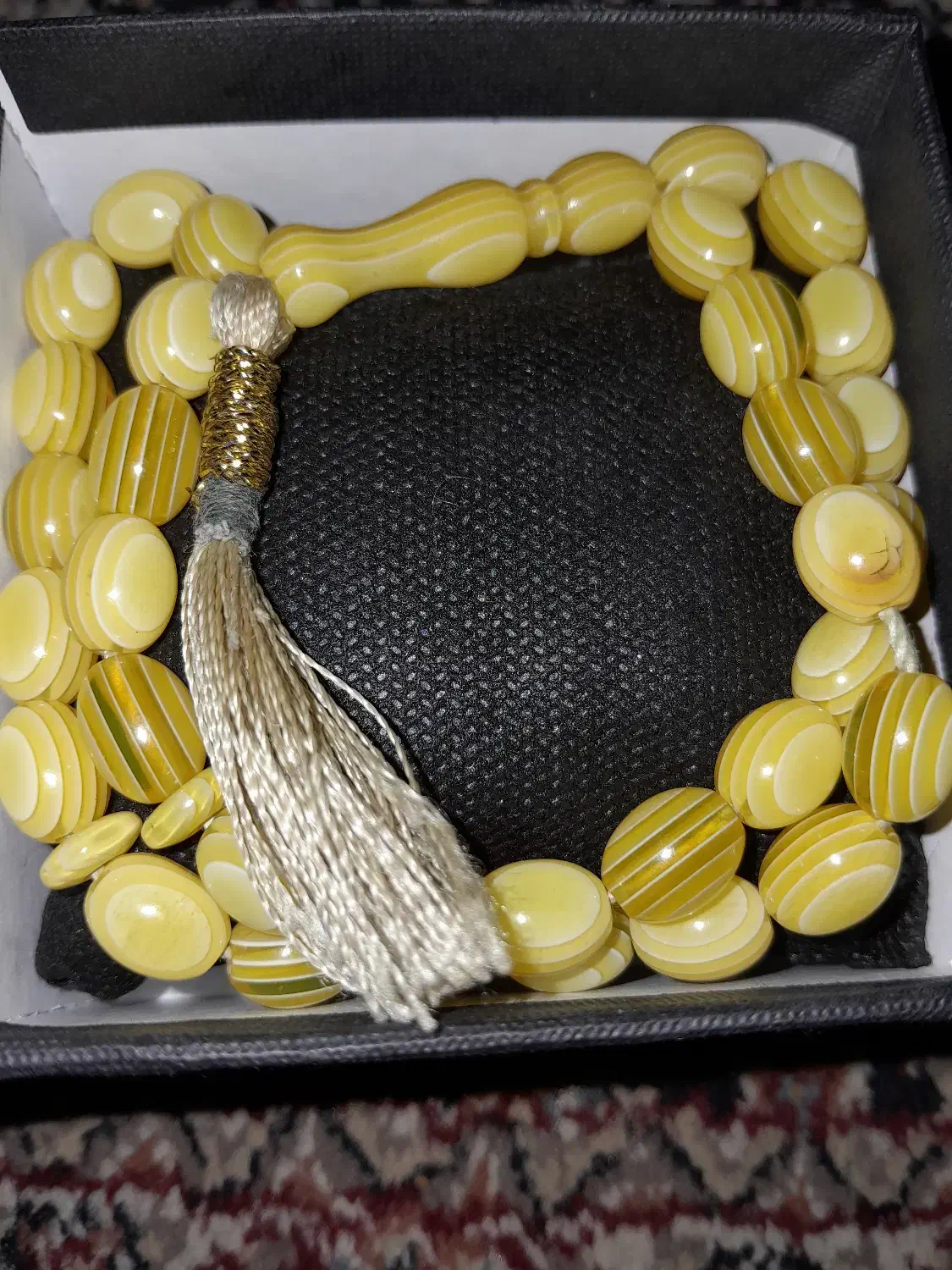 تسبیح سندلوس کره عسل|کلکسیون اشیاء عتیقه|کرج, حیدرآباد|دیوار