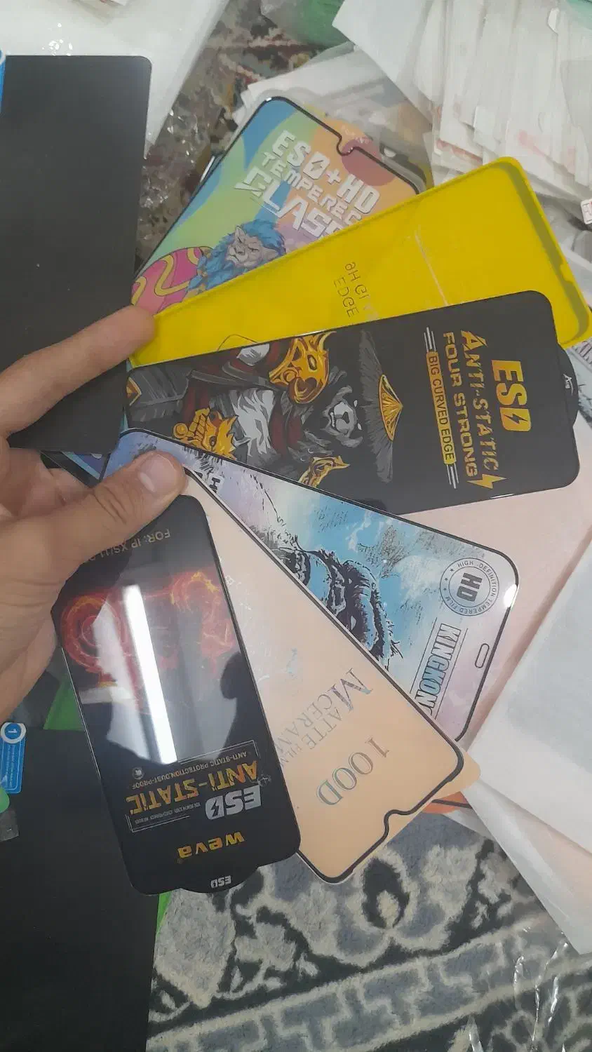 گلس گوشی عمده قیمت ۱۸هزار تومن|لوازم جانبی موبایل و تبلت|خمینی‌شهر, |دیوار