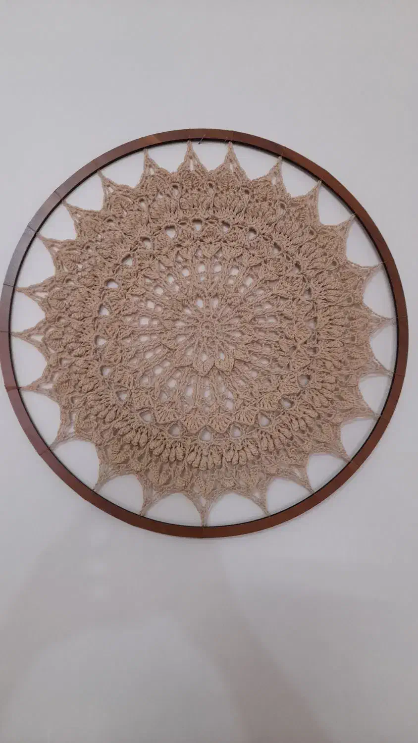 ماندالا بافتنی دیواری|صنایع دستی و سایر لوازم تزئینی|رشت, باهنر|دیوار